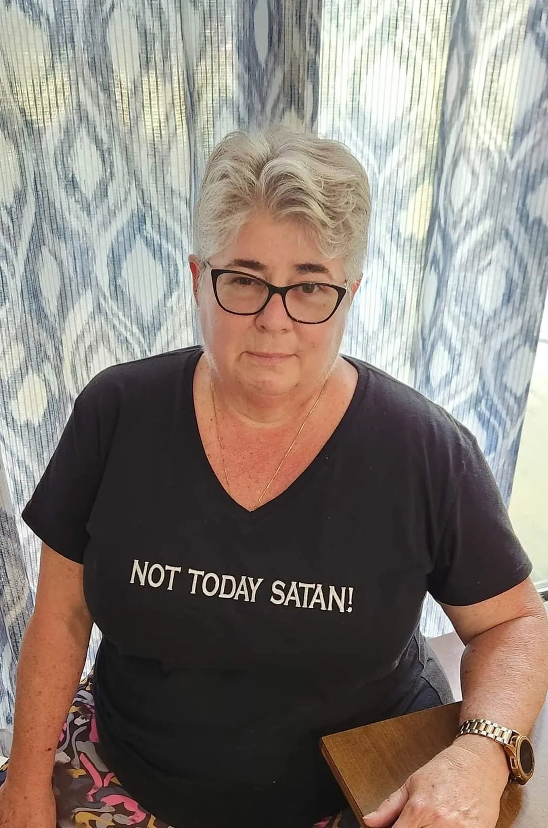 Not Today Satan! V-Neck